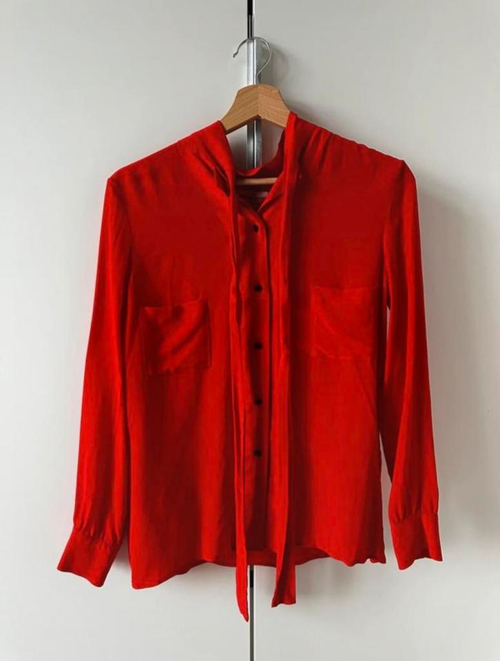 Rode Golden Goose Blouse - Maat S, Kleding | Dames, Blouses en Tunieken, Zo goed als nieuw, Maat 36 (S), Rood, Ophalen of Verzenden