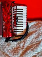 start0ne 16 klavieren  kleur rood 48 bassen, Muziek en Instrumenten, Accordeons, Ophalen of Verzenden, Zo goed als nieuw, Met koffer