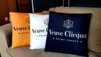Veuve Clicquot Velours Dubbelprint Kussenhoezen 45cm., Huis en Inrichting, Ophalen of Verzenden, Nieuw, Vierkant