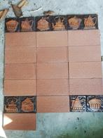 2,2 m2 terra cotta wandtegels relief + 80 decors (0,5m2), Huis en Inrichting, Woonaccessoires | Overige, Ophalen, Nieuw