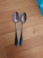 2 theelepels  christofle versailles, Ophalen of Verzenden, Gebruikt, Zilver, Los bestek