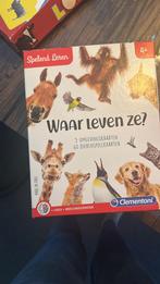 Spel clementoni waar leven ze? Zgan!, Ophalen of Verzenden, Zo goed als nieuw