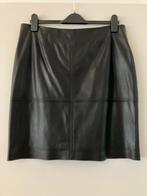 Mooie Comma lederlook rok, gevoerd, zwart, maat 40, Kleding | Dames, Rokken, Maat 38/40 (M), Zwart, Nieuw, Knielengte