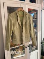 Mooi vintage suede jasje mintgroen, Ophalen of Verzenden