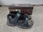Leren sandalen maat 42 zwart Output van Girza, Ophalen of Verzenden, Zo goed als nieuw, Zwart, Sandalen
