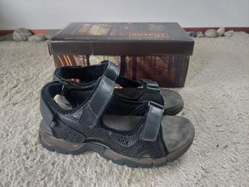 Leren sandalen maat 42 zwart Output van Girza beschikbaar voor biedingen