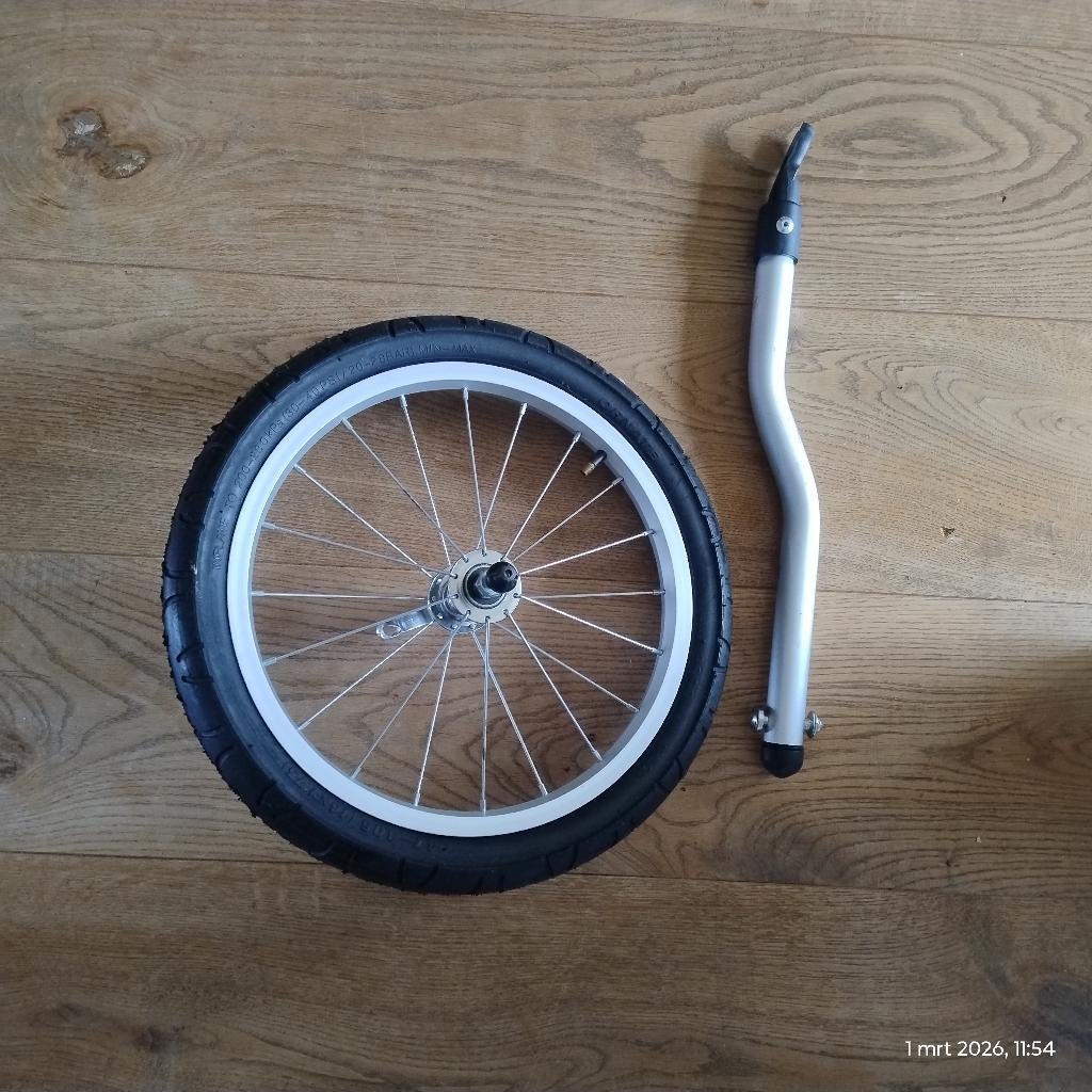 Jogwiel Croozer fietskar, Fietsen en Brommers, Fietsaccessoires | Aanhangers en Karren, Ophalen of Verzenden, Zo goed als nieuw