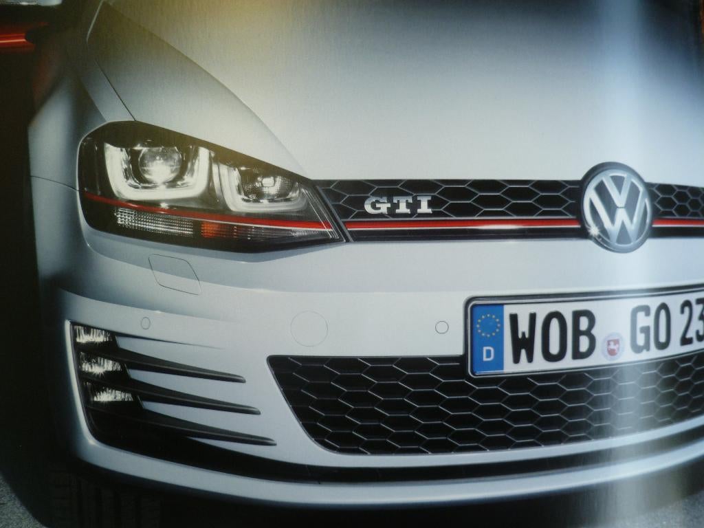 Volkswagen Golf GTI folder VW GTI 2013, Boeken, Ophalen of Verzenden, Zo goed als nieuw, Overige merken