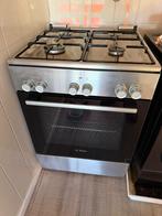 Bosch gasfornhuis met oven, Ophalen, 4 kookzones, Zo goed als nieuw, Gas