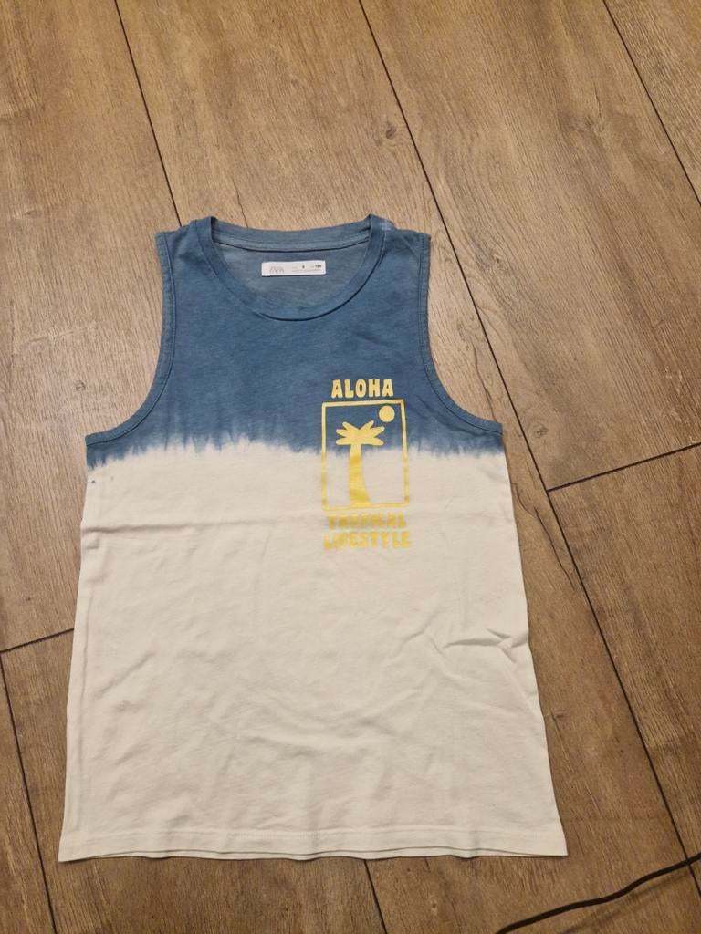 Zara jongens hemdje 8jaar, mt.128, Kinderen en Baby's, Kinderkleding | Maat 128, ZARA, Ophalen of Verzenden, Zo goed als nieuw