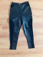 Zwart leren broek maat 36, Zwart, Ophalen of Verzenden, Zo goed als nieuw, Maat 36 (S)
