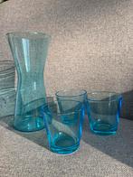 Waterkaraf met 3 glazen, Ophalen of Verzenden, Zo goed als nieuw, Overige typen