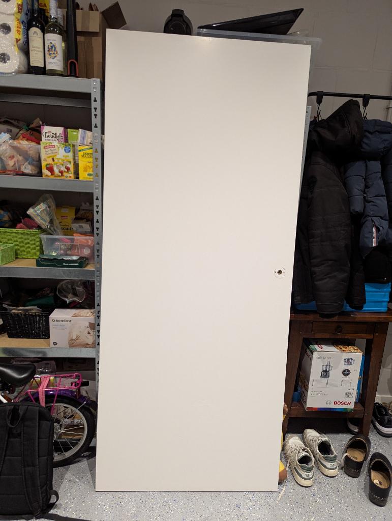 Binnendeuren RAL9010, Ophalen, Gebruikt, 80 tot 100 cm, Binnendeur