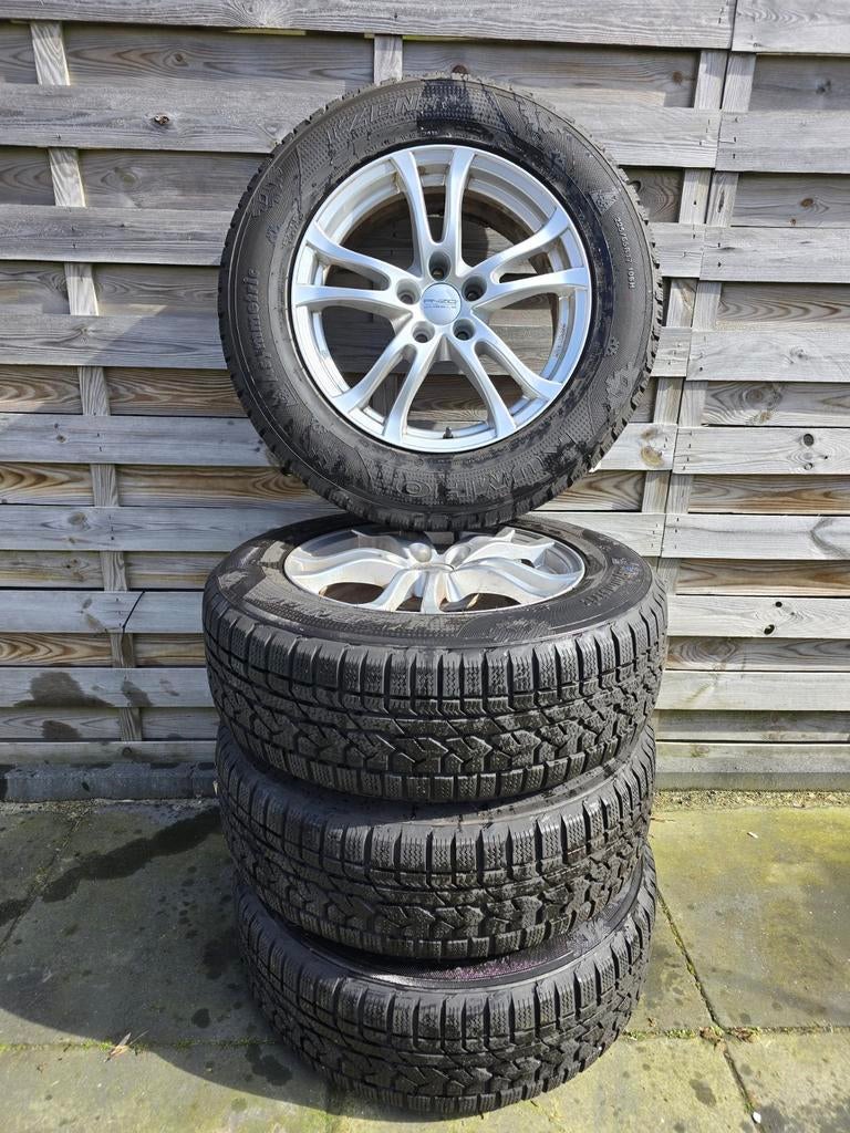 Winterbanden met velgen 225/65R17, Overige, Gebruikt, 17 inch, Band(en)