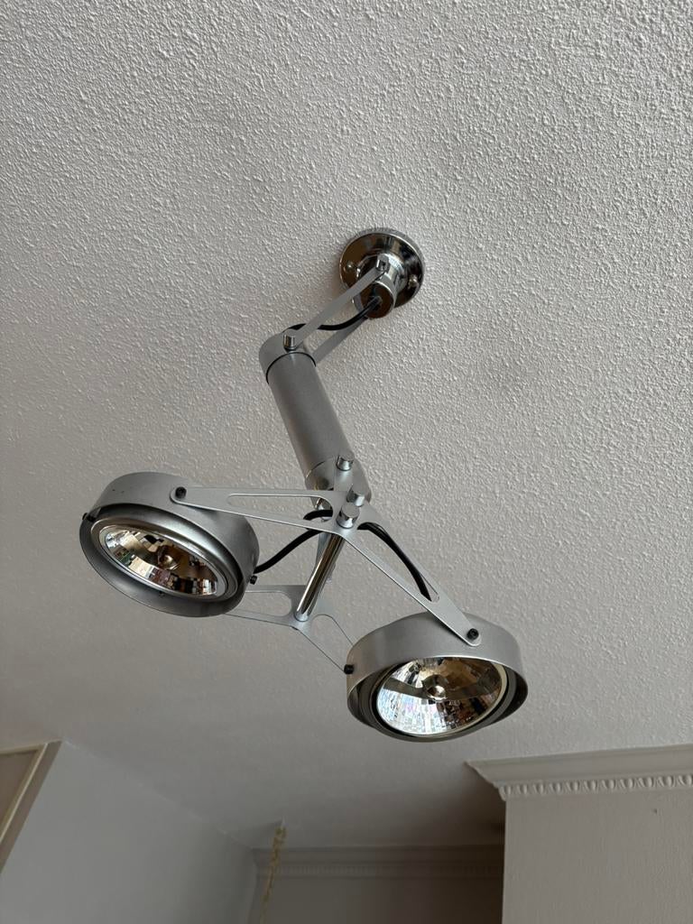 Industriële plafondspot/plafondlamp, Gebruikt, Metaal of Aluminium, Ophalen of Verzenden, Industrieel