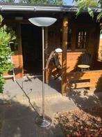 Staande lamp met leeslampje, Ophalen, Gebruikt, Metaal, Modern