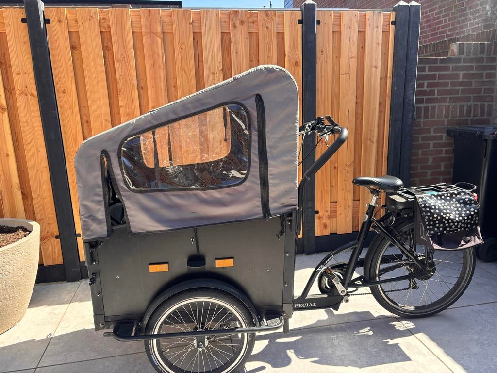 Troy Bakfiets Elektrisch - Ideaal voor 2 kinderen, Fietsen en Brommers, Fietsen | Bakfietsen, Overige merken, Gebruikt, Elektrisch