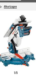 Te koop z.g.a.n. combi afkortzaag/zaagtafel GTM 12 JL, Doe-het-zelf en Verbouw, Ophalen, 70 mm of meer, Zo goed als nieuw, Afkortzaag