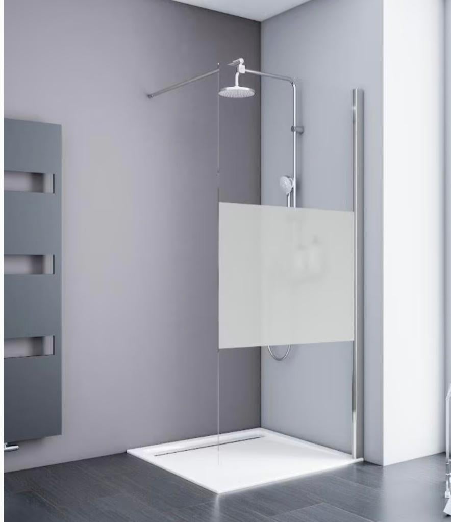 Douchescherm/ douchecabine Welltime, Ophalen, Zo goed als nieuw, Glas, Douche