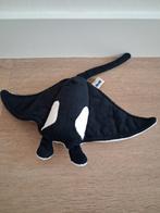 Knuffel Semo rog reuzenmanta zwart wit 27 cm L1122, Ophalen of Verzenden, Zo goed als nieuw, Overige typen