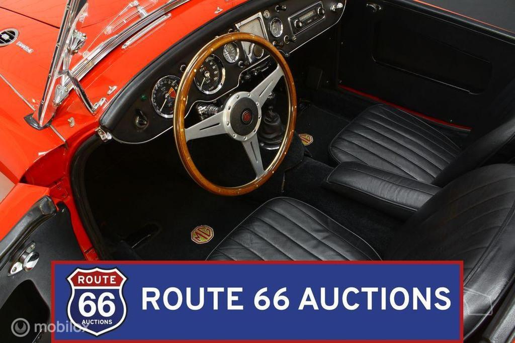 MG MGA MKII Cabriolet | 1962 | Route 66 Auctions, Auto's, Oldtimers, Overige carrosserieën, Zwart, Bedrijf, Handgeschakeld