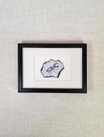 Ets kever, in passe partout met zwart lijstje 10x15 cm, Minder dan 50 cm, Oorspronkelijke maker, Nieuw, Ophalen of Verzenden