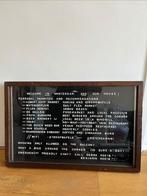 Letterbord met lijst, Ophalen, Gebruikt, Overige typen