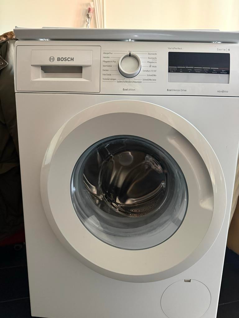Bosch Serie 4 VarioPerfect Wasmachine EcoSilence Drive, Ophalen, Gebruikt, 85 tot 90 cm, 1200 tot 1600 toeren