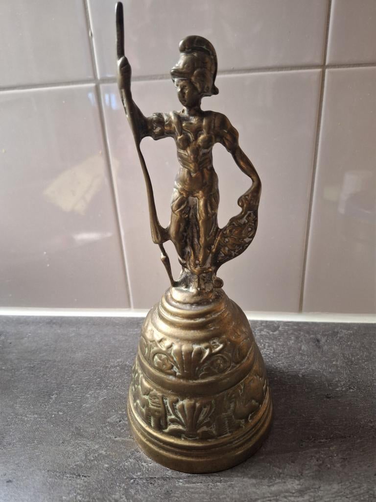 Tafelbel met mythologisch figuur, Ophalen of Verzenden