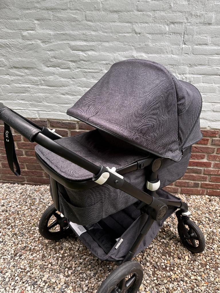 Zeer complete Bugaboo Fox 3 Kinderwagen, Kinderen en Baby's, Kinderwagens en Combinaties, Bugaboo, Ophalen, Kinderwagen, Verstelbare duwstang