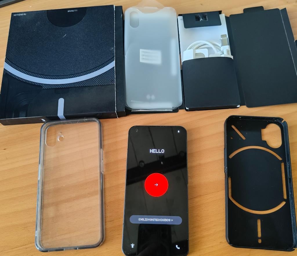 Nothing Phone 1, Ophalen, Zo goed als nieuw, Klassiek of Candybar, Zonder simlock
