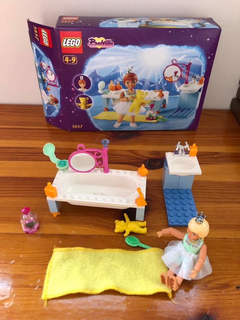Lego Belville 5837 Prinses Badkamer Set - Compleet met Doos, Kinderen en Baby's, Speelgoed | Duplo en Lego, Ophalen of Verzenden