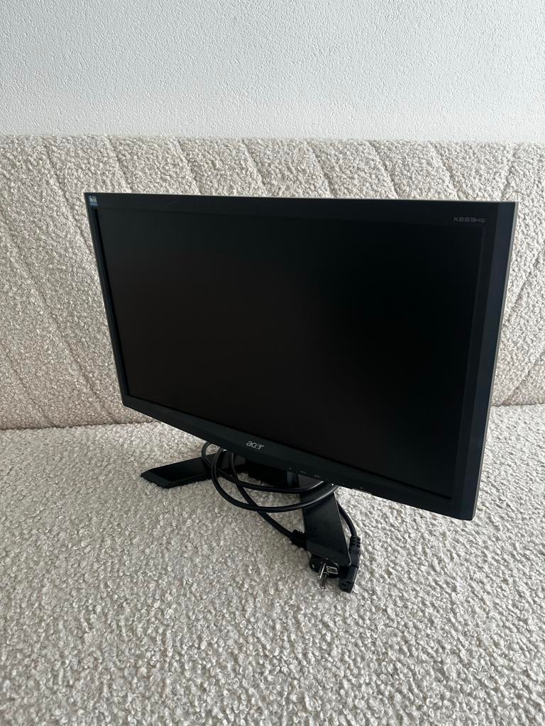 Acer X223HQ LCD Monitor, Ophalen, Gebruikt, DVI