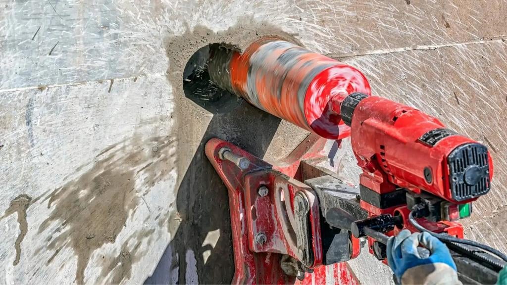 Diamant kernboringen – snel, strak en stofvrij!