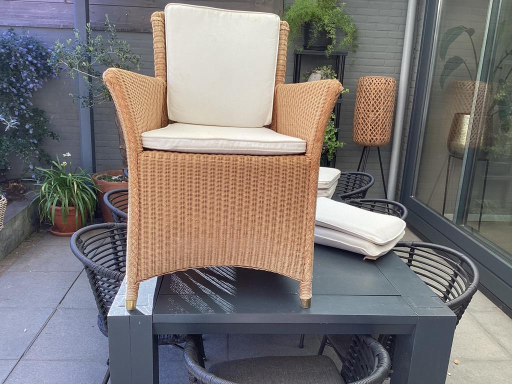 Orginele LLoyd Loom rotan stoelen, Ophalen, Zo goed als nieuw