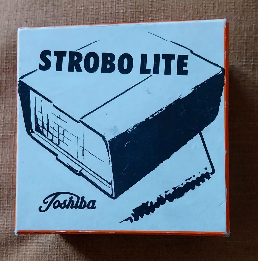 Vintage Toshiba Strobo Lite flitser in originele doos, Ophalen of Verzenden, Gebruikt, Overige merken