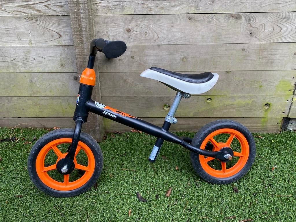 Kettler loopfiets zwart/oranje, Ophalen, Zo goed als nieuw, Overige merken