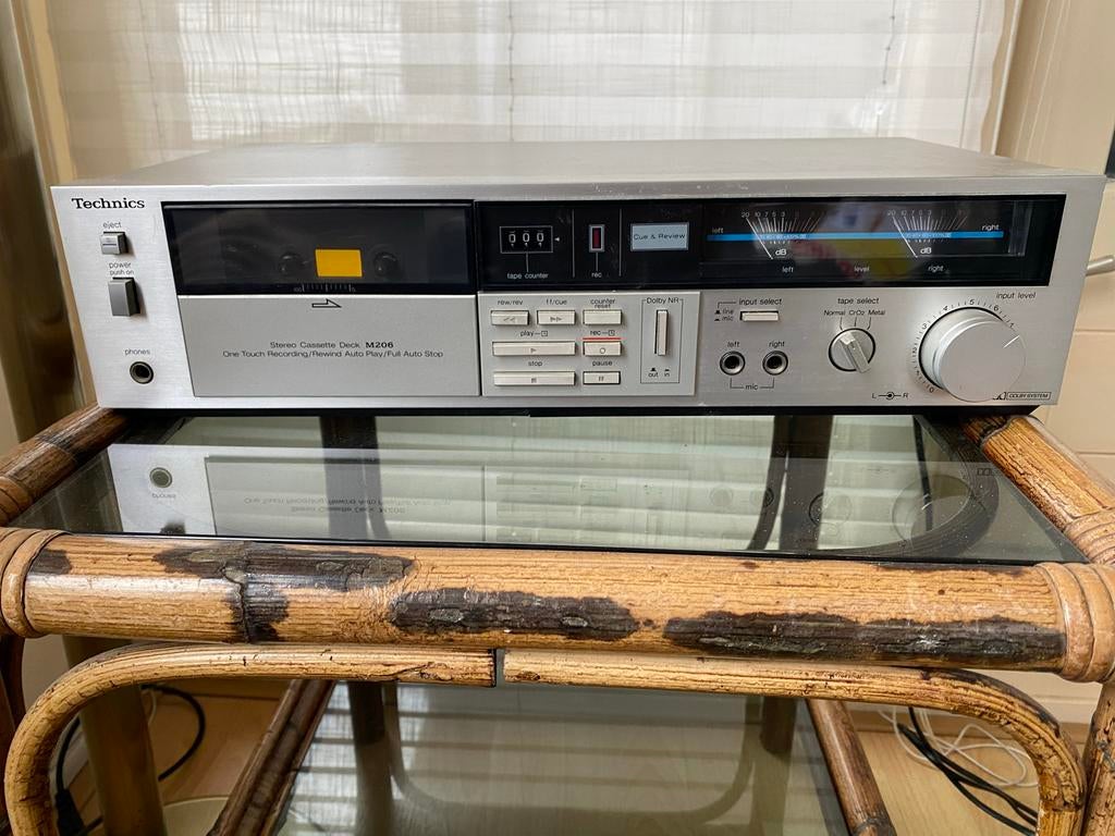 Technics M229X Stereo Cassettedeck met dbx ruisonderdrukking, Ophalen of Verzenden, Enkel, Overige merken, Tiptoetsen