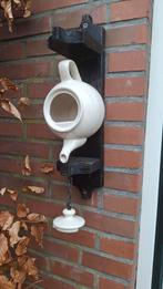 Uniek theepot vogelhuisje - decoratief en functioneel, Tuin en Terras, Ophalen of Verzenden, Gebruikt