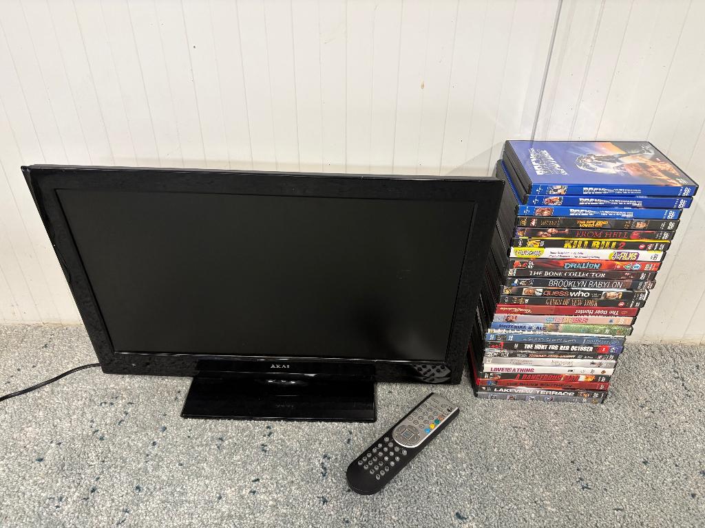 Akai 22 inch LED tv + DVD-speler, Ophalen of Verzenden, Gebruikt, 40 tot 60 cm, Overige merken