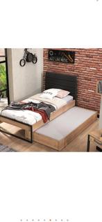 Bedlade-Irony, Huis en Inrichting, Slaapkamer | Bedden, Ophalen, 90 cm, Eenpersoons, Zo goed als nieuw