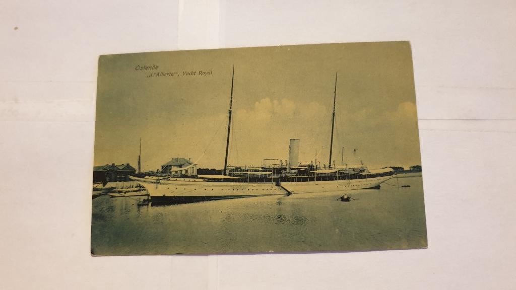 1252 belgie fotokaart van de alberta stempel aug 1907, Verzenden