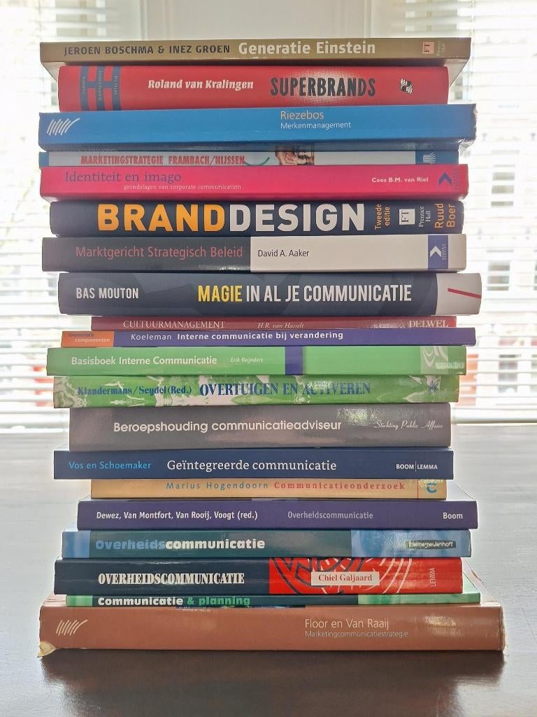 Communicatie Marketing studieboeken, Boeken, Studieboeken en Cursussen, Ophalen, Alpha, Zo goed als nieuw, HBO