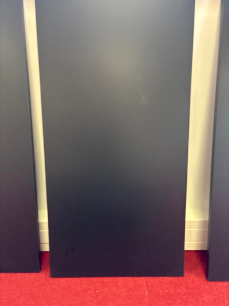 4x IKEA Nickebo keukenkastdeur zwart antraciet 40x80, Ophalen, Gebruikt, Zwart, 50 tot 100 cm