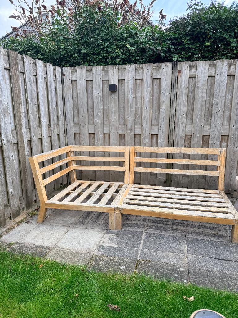 Pallet bank, Ophalen, Gebruikt, Hout