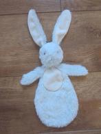 Blokker lichtblauw-wit zacht pluche knuffeldoek konijn, Kinderen en Baby's, Speelgoed | Knuffels en Pluche, Ophalen of Verzenden