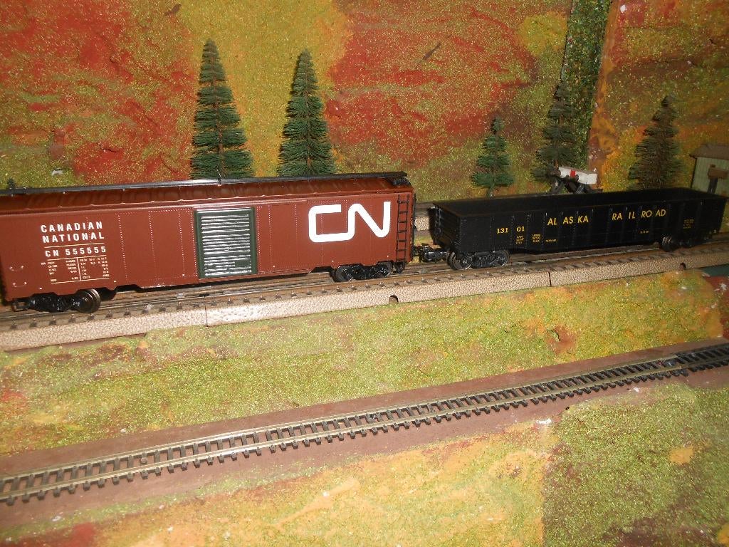 Märklin 4859 goederen wagon set ALASKA en CANADA, Hobby en Vrije tijd, Modeltreinen | H0, Wisselstroom, Treinset, Nieuw, Ophalen of Verzenden