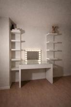 Malm make-up tafel, Ophalen, Eenpersoons, Minder dan 160 cm, Zo goed als nieuw