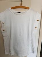 Mooie witte Zara top, maat L, Kleding | Dames, Maat 38/40 (M), Wit, Ophalen of Verzenden, Korte mouw