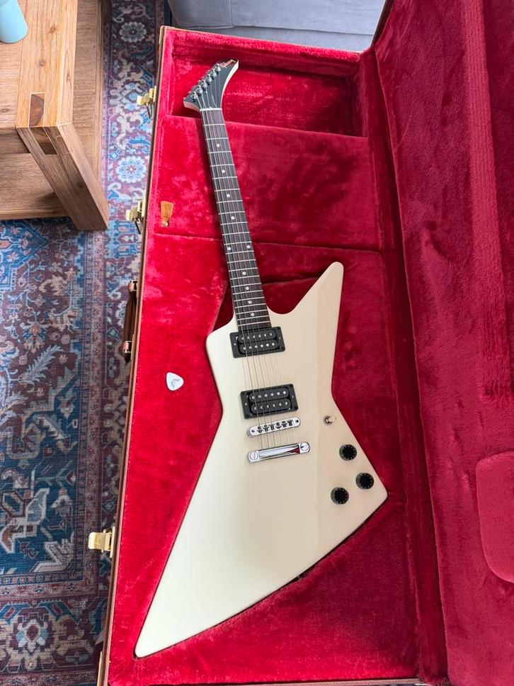 Gibson Explorer 80s White, Muziek en Instrumenten, Snaarinstrumenten | Gitaren | Elektrisch, Zo goed als nieuw, Solid body, Gibson